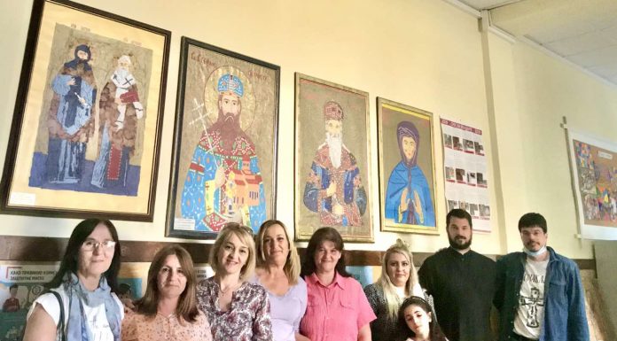 Посета изложби икона у завичајном музеју у Руми