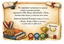 ОКРУЖНО ТАКМИЧЕЊЕ ИЗ СРПСКОГ ЈЕЗИКА